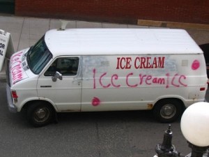 Mr. Humpter's ice cream truck, 'where the magic happens!'